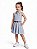 Vestido Infantil Tommy Hilfiger Listrado Azul e Branco com Laço - Imagem 1