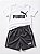 Conjunto Bebê Puma Camiseta Branca e Shorts Cinza - Imagem 4