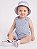Romper Bebê Tommy Hilfiger Listrado Azul com Chapéu - Imagem 3