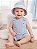 Romper Bebê Tommy Hilfiger Listrado Azul com Chapéu - Imagem 9