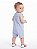 Romper Bebê Tommy Hilfiger Listrado Azul com Chapéu - Imagem 4