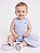 Romper Bebê Tommy Hilfiger Listrado Azul com Chapéu - Imagem 5