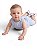 Romper Bebê Tommy Hilfiger Listrado Azul com Chapéu - Imagem 7