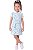 Vestido Infantil Tommy Hilfiger Polo Piquet Estampado Azul-Claro - Imagem 1