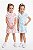 Vestido Infantil Tommy Hilfiger Polo Piquet Estampado Azul-Claro - Imagem 4