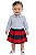 Vestido Tommy Hilfiger listras Bebe - Imagem 1