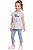 Conjunto Infantil Tommy Hilfiger Blusa e Legging Capri - Imagem 1