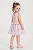 Vestido Infantil Calvin Klein Tule Floral Rosa - Imagem 2