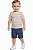 Conjunto Bebê Calvin Klein Camiseta Bermuda Cargo - Imagem 1