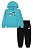 Conjunto Infantil Nike Sportswear Moletom sem Fleece Azul e Preto - Imagem 4