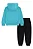 Conjunto Infantil Nike Sportswear Moletom sem Fleece Azul e Preto - Imagem 7