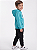 Conjunto Infantil Nike Sportswear Moletom sem Fleece Azul e Preto - Imagem 3