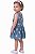 Jardineira Infantil OshKosh – Jeans Chambray Floral - Imagem 3