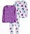 Pijama Kit 3 pçs  Poas lilas  Carters - Imagem 4