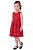 Vestido Infantil Tommy Hilfiger Floral Vermelho - Imagem 1