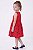 Vestido Infantil Tommy Hilfiger Floral Vermelho - Imagem 3