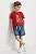 Camiseta Infantil Polo Ralph Lauren Polo Bear Vermelha - Imagem 5
