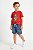 Camiseta Infantil Polo Ralph Lauren Polo Bear Vermelha - Imagem 4