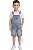 Jardineira Jeans Infantil OshKosh Listrada - Imagem 1