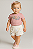 Conjunto Infantil Polo Ralph Lauren – Camiseta Rosé + Short Branco Pony Bordado - Imagem 6