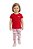 Conjunto Infantil Tommy Hilfiger camiseta e Legging Estampada - Imagem 1