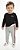 Conjunto Bebê Tommy Hilfiger Camiseta em Malha Canelada e Legging - Imagem 3