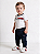 Calça Bebê Tommy Hilfiger Cargo em Malha Azul-Marinho - Imagem 6