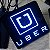 Placa De Led Interna Aviso Uber (Carregamento USB) - Imagem 4