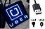 Placa De Led Interna Aviso Uber (Carregamento USB) - Imagem 1