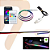 FITA PAINEL RGB 12v CONTROLE E APP 110cm + 35cm - Imagem 1