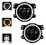 Par Farol Led Anjo Angel Eyes 4 Polegadas Drl Seta Branca - Imagem 14