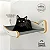 Kit Catarina - 2 Prateleiras e 1 cama de parede para gatos - Imagem 4