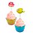 Kit Wrap para Cupcake Fundo do Mar - 06 unidades - Imagem 1