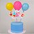 Kit Topo de Bolo com balão Confeitaria - 1 Kit - Imagem 1