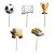 Pick Decorativo Futebol - 10 unidades - Imagem 1