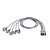 Conjunto de cabos de ECG, 5 Derivações, Grabber - GE (Cód. 2106391-001) - Imagem 1