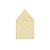 Envelope para convite | Quadrado Aba Bico Color Plus Sahara 21,5x21,5 - Imagem 2