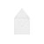 Envelope para convite | Quadrado Aba Bico Markatto Stile Bianco 10,0x10,0 - Imagem 2