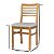 Cadeira Madeira Atalanta Ripada Para Mesa de Jantar - Imagem 6
