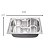 Cuba Cozinha Aço Inox Gourmet Sobrepor ou Embutir Tamanho 50 x 40 cm - Imagem 2