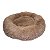 Cama Pet Nuvem Pelúcia Redonda Para Cachorros E Gatos Tamanho 70 cm Marrom - Imagem 1