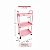 Carrinho Multiuso Organizador 3 Prateleiras Rosa Médio 70cm - Imagem 5