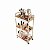 Carrinho Multiuso Organizador Pequeno 3 Prateleiras Branco Off 60cm - Imagem 2