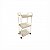 Carrinho Multiuso Organizador Pequeno 3 Prateleiras Branco Off 60cm - Imagem 4