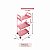 Carrinho Multiuso Organizador Pequeno 3 Prateleiras Rosa 60cm - Imagem 3