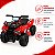 Quadriciclo Elétrico Infantil Quadzilla com Faróis de Led Cor Vermelho - Imagem 2
