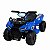 Quadriciclo Elétrico Infantil Quadzilla com Faróis de Led Cor Azul - Imagem 6