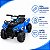 Quadriciclo Elétrico Infantil Quadzilla com Faróis de Led Cor Azul - Imagem 2