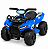 Quadriciclo Elétrico Infantil Quadzilla com Faróis de Led Cor Azul - Imagem 3