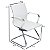 Cadeira Escritório Charles Eames Interlocutor Fixa Cor Off White - Imagem 6